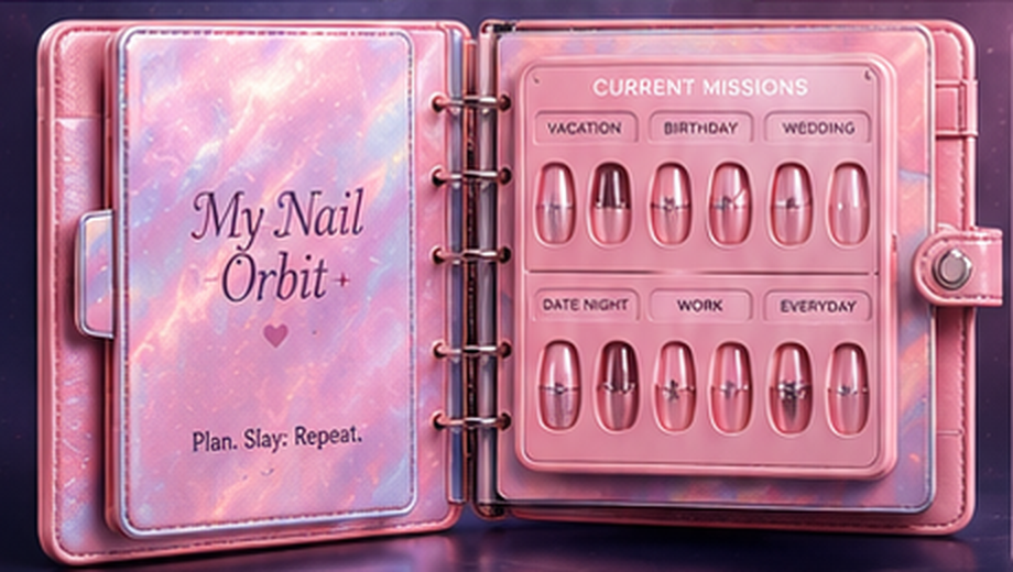 My Nail Orbit collection binder