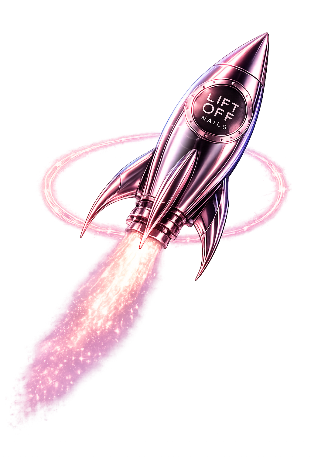 Lift Off holographic rocket